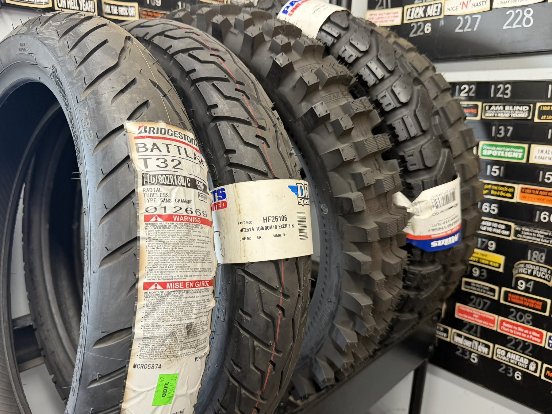 Motorcycle tires and NYS inspection services at Total Cycle in Rochester, NY